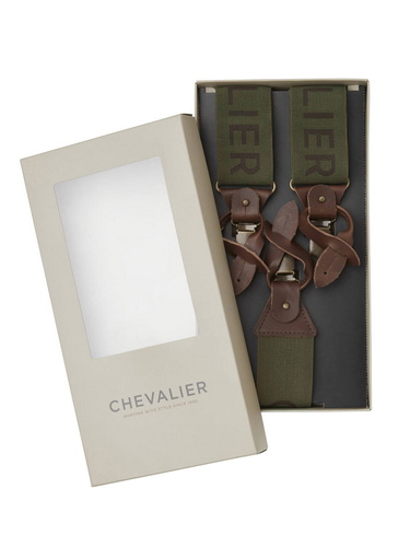 Підтяжки Chevalier Logo зелені